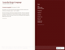 Tablet Screenshot of kglanguage.wordpress.com