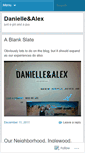 Mobile Screenshot of danielleandalex.wordpress.com