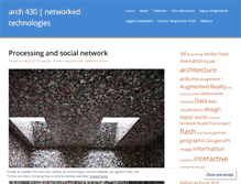 Tablet Screenshot of networkedtechnologies.wordpress.com