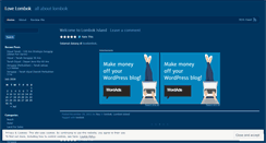 Desktop Screenshot of lovelombok.wordpress.com