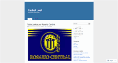 Desktop Screenshot of caubetjoel.wordpress.com