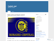 Tablet Screenshot of caubetjoel.wordpress.com