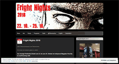 Desktop Screenshot of frightnights.wordpress.com