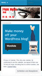 Mobile Screenshot of frightnights.wordpress.com