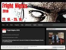 Tablet Screenshot of frightnights.wordpress.com