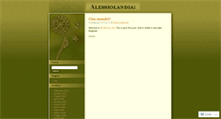 Desktop Screenshot of alessiolandia.wordpress.com