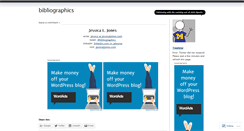 Desktop Screenshot of bibliographics.wordpress.com