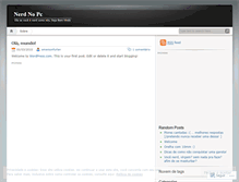 Tablet Screenshot of nerdnopc.wordpress.com