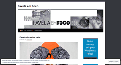 Desktop Screenshot of favelaemfoco.wordpress.com