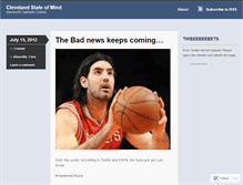 Tablet Screenshot of clevestateofmind.wordpress.com