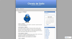 Desktop Screenshot of cloretodesodio.wordpress.com