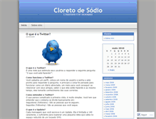 Tablet Screenshot of cloretodesodio.wordpress.com