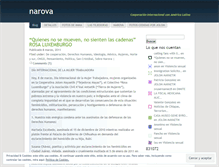 Tablet Screenshot of narovaenchiapas.wordpress.com