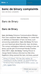 Mobile Screenshot of newyork.bancdebinarycomplaints.wordpress.com