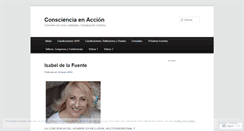 Desktop Screenshot of isabeldelafuente.wordpress.com