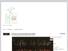 Tablet Screenshot of melaniwilsondesigns.wordpress.com