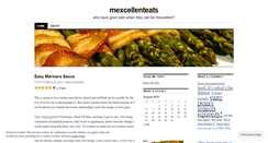 Desktop Screenshot of mexcellenteats.wordpress.com