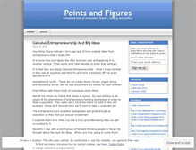 Tablet Screenshot of pointsandfigures.wordpress.com