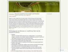 Tablet Screenshot of healthtip101.wordpress.com