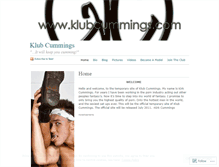 Tablet Screenshot of klubcummings.wordpress.com