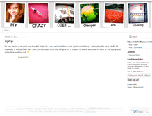 Tablet Screenshot of mycrazydiet.wordpress.com
