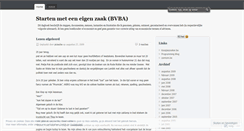 Desktop Screenshot of onthoobvba.wordpress.com