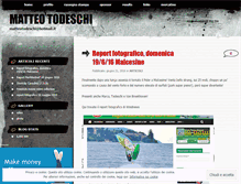 Tablet Screenshot of matteotodeschi.wordpress.com