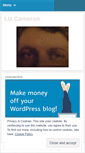 Mobile Screenshot of elizcameron.wordpress.com