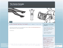 Tablet Screenshot of femmedomestic.wordpress.com