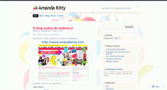 Desktop Screenshot of amandakitty.wordpress.com