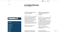 Desktop Screenshot of comportesse.wordpress.com