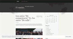 Desktop Screenshot of e1camino.wordpress.com