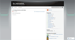 Desktop Screenshot of analysepatient.wordpress.com