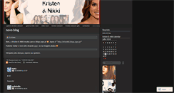 Desktop Screenshot of kristenikki.wordpress.com