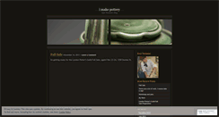 Desktop Screenshot of imakepottery.wordpress.com