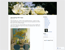 Tablet Screenshot of beautifulsymmetry.wordpress.com