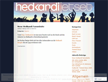 Tablet Screenshot of hedkandiblog.wordpress.com