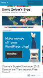 Mobile Screenshot of davidzolcer.wordpress.com