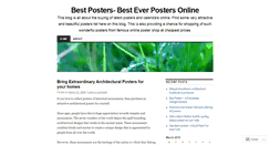 Desktop Screenshot of bestposters.wordpress.com