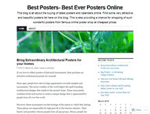 Tablet Screenshot of bestposters.wordpress.com