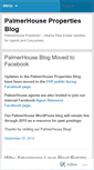 Mobile Screenshot of palmerhouseproperties.wordpress.com