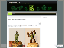 Tablet Screenshot of hydraminiatures.wordpress.com