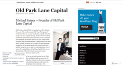 Desktop Screenshot of oldparklanecapital.wordpress.com