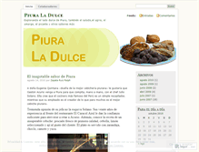 Tablet Screenshot of piuraladulce.wordpress.com