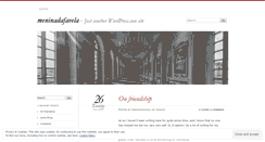 Desktop Screenshot of meninadafavela.wordpress.com