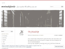 Tablet Screenshot of meninadafavela.wordpress.com