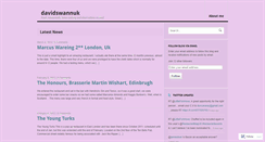 Desktop Screenshot of davidswannuk.wordpress.com