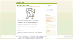 Desktop Screenshot of laughatthis.wordpress.com