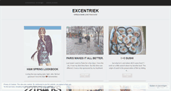 Desktop Screenshot of excentriek.wordpress.com