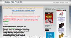 Desktop Screenshot of blogsaopaulofc.wordpress.com